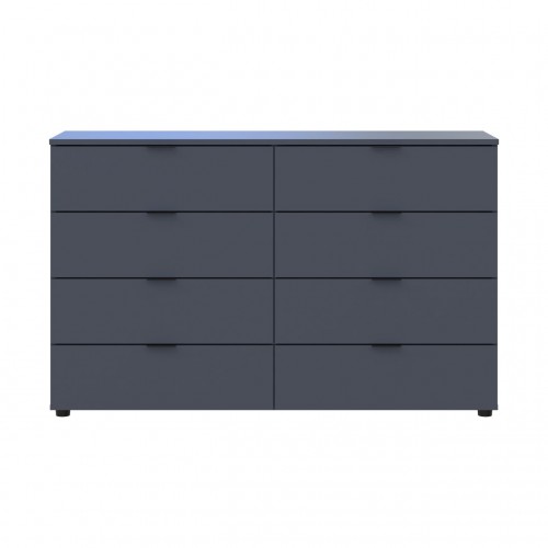 Комод Doros Рон 8 Графит 8 Ящичков 130х38х81 (41516173)