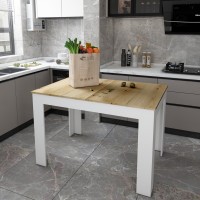 Столовый стол Doros Флинт Белый/Дуб Артизан 120(170)х80х78 (41510130)