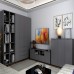 Комод Doros Рон 6 3 фасада Графит 120х38х100 (41516000) Комод Doros Рон 6 3 фасада Графит 120х38х100 (41516000)