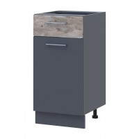 Кухня Doros Лея НЯ82_40 нижняя узкая Графит/Клондайк ДСП 40х46.6х82 (80359569.6) Кухня Doros Лея НЯ82_40 нижняя узкая Графит/Клондайк ДСП 40х46.6х82 (80359569.6)