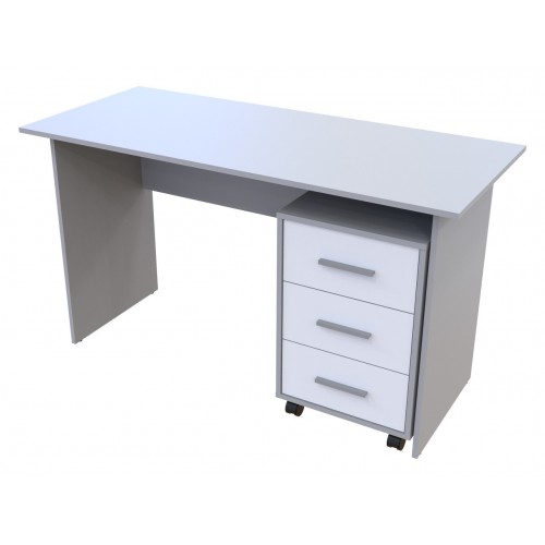 Офисный стол Doros Т3 Серый / Белый 120х60х78 (44900061)