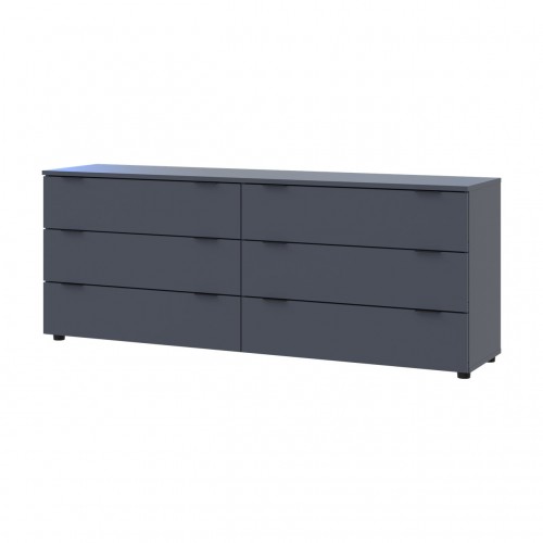 Комод Doros Рон 9 Графит 6 Ящичков 160х38х62 (41516176)