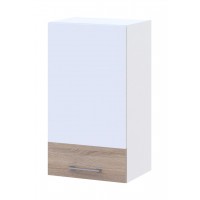 Кухня Doros Лея В72_Ш40 верхняя узкая Белый/Дуб Сонома ДСП 40х31.6х72 (81359337.2)