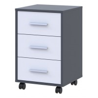 Тумба Doros Т3 Графит/Белый 43х42х66.4 (41902062)