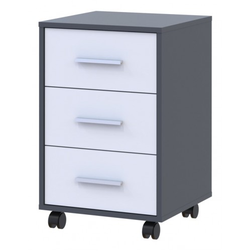 Тумба Doros Т3 Графит/Белый 43х42х66.4 (41902062)