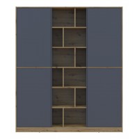 Шкаф для одежды Doros Морган Дуб Артизан/Графит ДСП 180х40х210 (42001256)