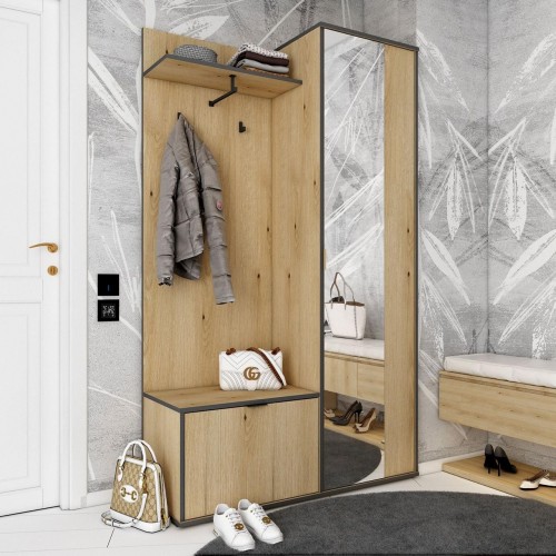 Прихожая Doros Дора Дуб Артизан 113,5х40х192 (44900218)