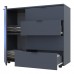 Комод Doros GС1 Графит 100х40х81,2 (41510069) Комод Doros GС1 Графит 100х40х81,2 (41510069)