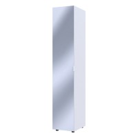 Шкаф для одежды Doros Гелар Белый с Зеркалом 39х49.5х203.4 (44900242) Шкаф для одежды Doros Гелар Белый с Зеркалом 39х49.5х203.4 (44900242)