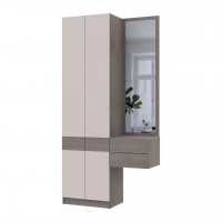 Прихожая Doros Сола 1+2 Канноло/Кашемир ДСП/зеркало 105х40х215 (42005232) Прихожая Doros Сола 1+2 Канноло/Кашемир ДСП/зеркало 105х40х215 (42005232)