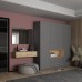 Комплект мебели Doros Левия + зеркало Дуб Эвок 100х32х100 (42005239)