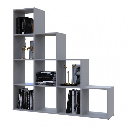 Стеллаж Doros Степ 4х4 Серый открытый 136.2х28.8х140.7 (41516179)