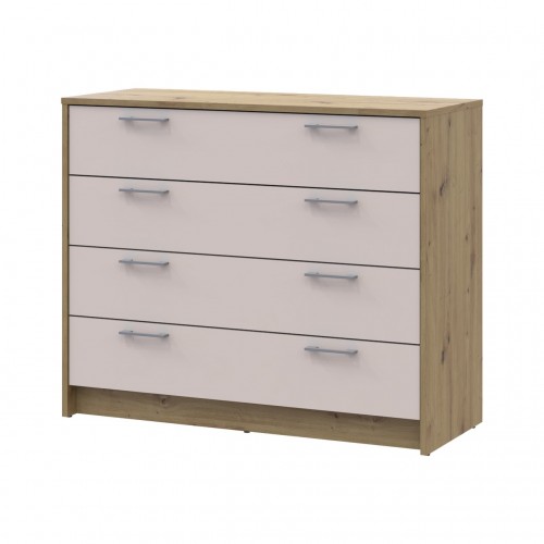 Комод Doros Ронди Дуб Артизан/Кашемир 4 ящика 100х40х82 (41516187) Комод Doros Ронди Дуб Артизан/Кашемир 4 ящика 100х40х82 (41516187)