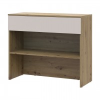Тумба для обуви Doros Сплит Дуб Артизан/Кашемир ДСП 94х39х80 (41901270)