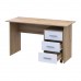 Офисный стол Doros Т3 Дуб Эвок/Белый ДСП 120х68х78 (41901064) Офисный стол Doros Т3 Дуб Эвок/Белый ДСП 120х68х78 (41901064)
