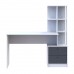Офисный стол Doros Т7 Белый/Графит 136х55х138 (41516058) Офисный стол Doros Т7 Белый/Графит 136х55х138 (41516058)