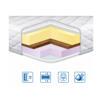Топпер модель MEMORY-COCOS 3в1 жаккард Топпер модель MEMORY-COCOS 3в1 жаккард