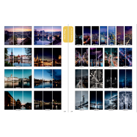 Фасад на шкаф купе "Ночной город" 001