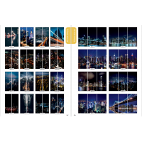 Фасад на шкаф купе "Ночной город" 002