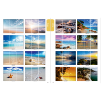 Фасад на шкаф купе "Море" 005