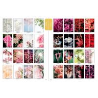 Фасад на шкаф купе "Цветы" 002