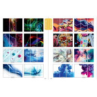 Фасад на шкаф купе "Абстракция" 002