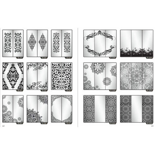 Фасад на шкаф купе "Узор" 004