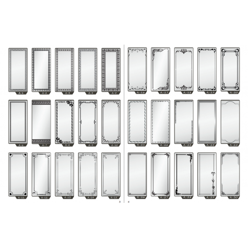 Фасад на шкаф купе "Рамка" 001