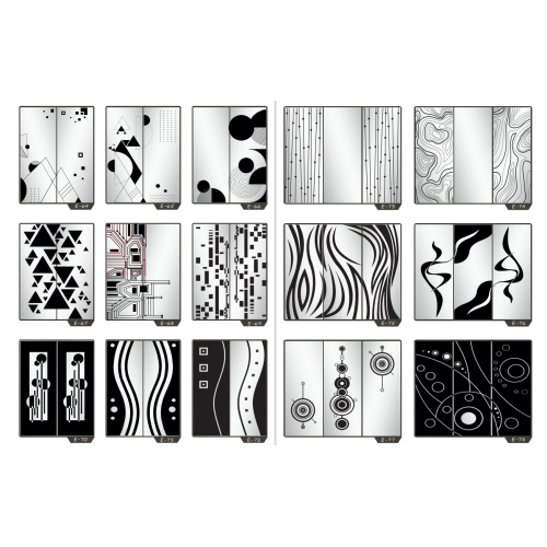 Фасад на шкаф купе "Абстракция" 006