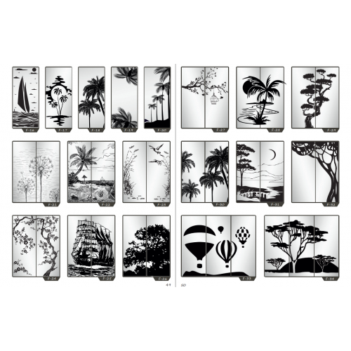 Фасад на шкаф купе "Природа" 004