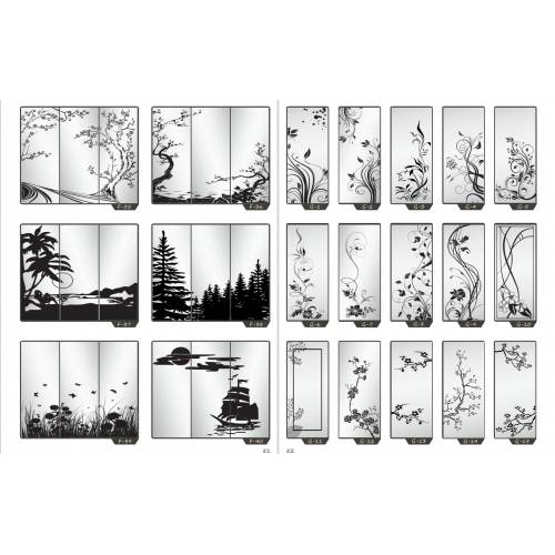 Фасад на шкаф купе "Природа" 002