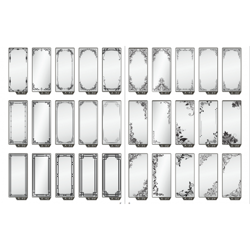 Фасад на шкаф купе "Рамка" 002