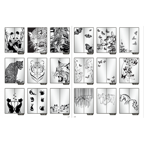 Фасад на шкаф купе "Животные" 005