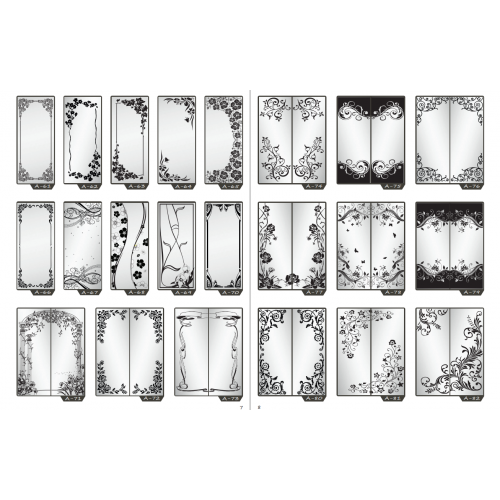 Фасад на шкаф купе "Рамка" 003