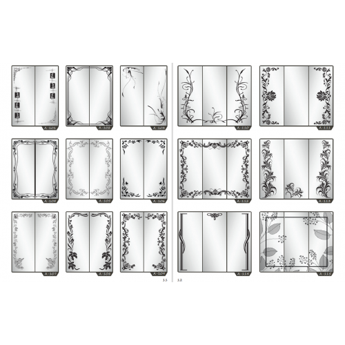 Фасад на шкаф купе "Рамка" 005