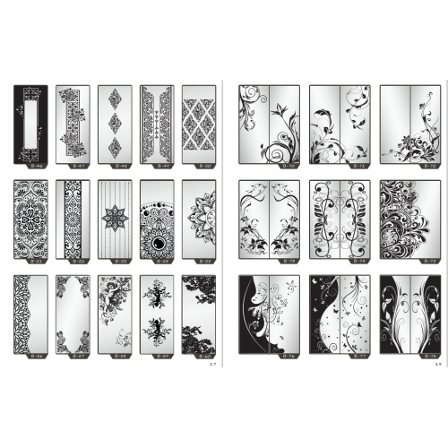 Фасад на шкаф купе "Узор" 001