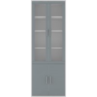 Витрина Кабы REG 2W2D/79/220 Пепельный / антрацит Гербор (Gerbor) Украина