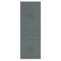 Пенал Каби REG 4D2S/220 Пепельный / антрацит Гербор (Gerbor) Украина