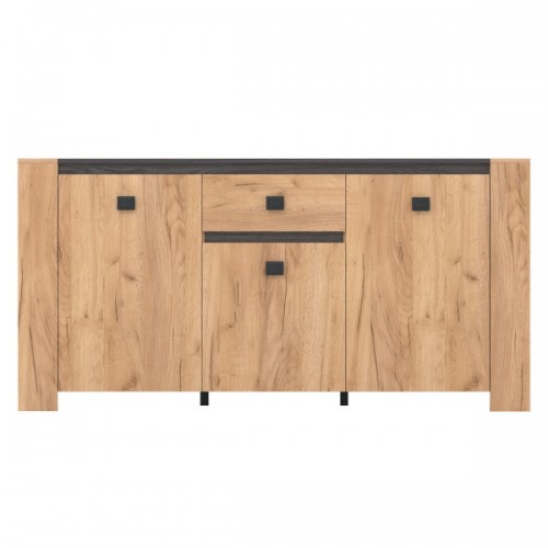 Комод Шелби KOM3D1S Дуб крафт золотой/ясень серфсайд железный Гербор (Gerbor) Украина Комод Шелби KOM3D1S Дуб крафт золотой/ясень серфсайд железный Гербор (Gerbor) Украина