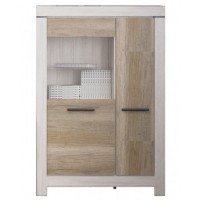 Витрина Белен REG1D1W Сосна каньон / дуб корабельный Гербор (Gerbor) Украина