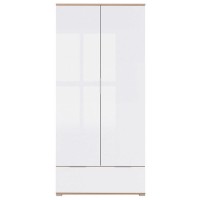 Шкаф платяной Злата SZF2D1S Дуб тахо / белый матовый ВМК (БРВ) Украина