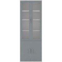 Витрина Каби REG 2W2D/79/220 Пепельный / антрацит Гербор (Gerbor) Украина