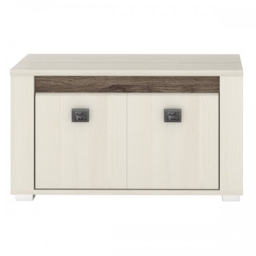 Тумба для обуви Селена BUT2D Ясен снеговой/дуб ансберг темный Гербор (Gerbor) Украина