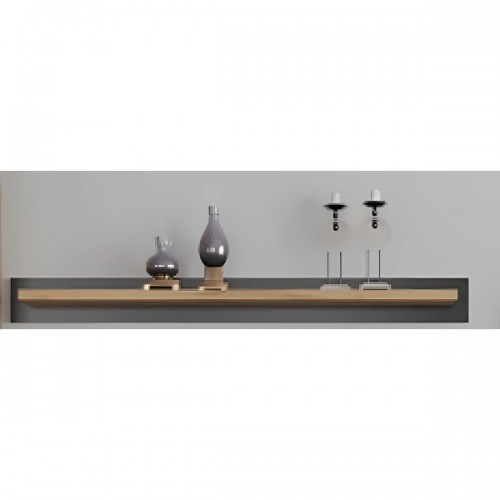 Полка Антарес POL150 Дуб тахо/черный Гербор (Gerbor) Украина