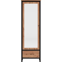 Шкаф комбинированный Чос SZF1D1S Дуб Тахо / черный Гербор (Gerbor) Украина