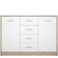 Комод Непо KOM2D4S Дуб сонома / нимфеа альба Гербор (Gerbor) Украина