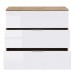 Комод Злата KOM3S Дуб тахо / белый матовый ВМК (БРВ) Украина Комод Злата KOM3S Дуб тахо / белый матовый ВМК (БРВ) Украина