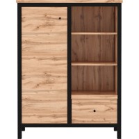 Комод Чос KOM1D1S Дуб Тахо / черный Гербор (Gerbor) Украина