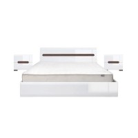 Набор мебели в спальню Ацтека N77868 Белый / белый глянец ВМК (БРВ) Украина