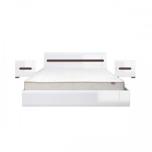 Набор мебели в спальню Ацтека N77868 Белый / белый глянец ВМК (БРВ) Украина